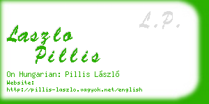 laszlo pillis business card