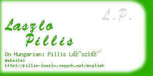 laszlo pillis business card